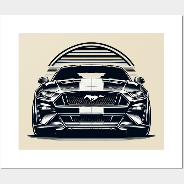 Ford Mustang Wall Art by Vehicles-Art